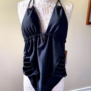 NWT Rachel Roy sexy one piece bathing suit
